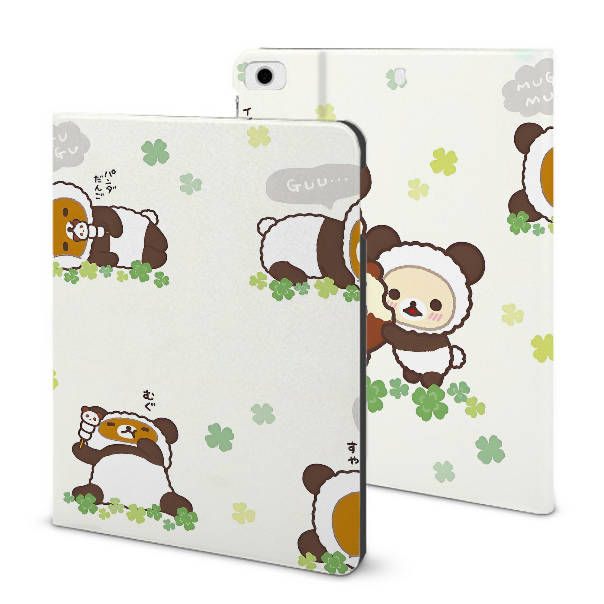 （画像用） リラックマ リラックマ キイロイトリ Rilakkuma Korilakkuma Kiiroitori IPad ケース ブック型 PUレザー TPU 耐衝撃 軽量 薄型 ペン収納なし 全面保護 IPad 各モデル対応